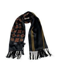 Tootal Vintage Mod Silk Scarf, Black Geometric, BNWT