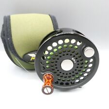Fenwick F68 Fly Fishing Reel + Pouch + New Cortland Precision Line Unused 3 1/2"