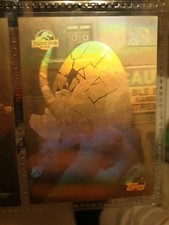 Jurassic Park Topps 1993 2 Hologram Chase Cards. Very Rare