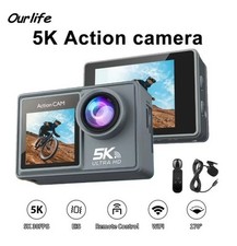 5K Action Camera 4K60FPS Dual