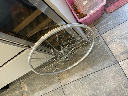 Silver front wheel - silver,