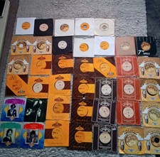 OLD GOLD  40   7" VINYL SINGLE  RECORDS JOBLOT -  ALL PICTURED 