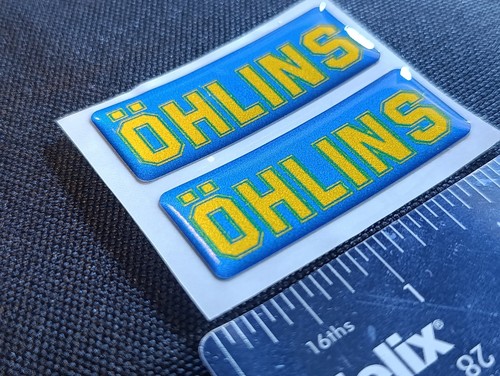 Ohlins gel decals helmet - ohlins,