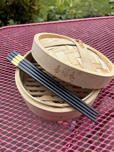 Tier inch bamboo steamer - tier,