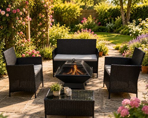 Evre black rattan - evre, garden