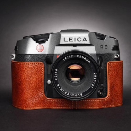 Handmade genuine leather - leather, half