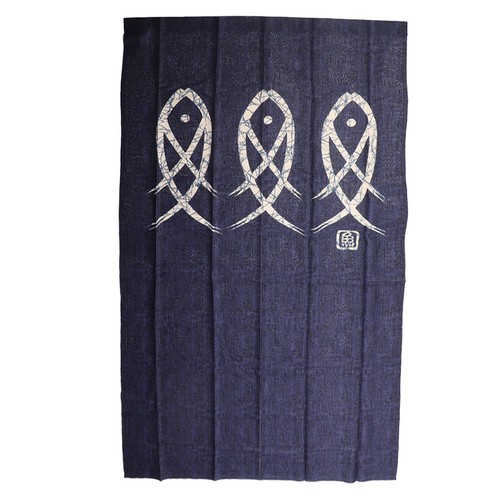 Fish printed doorway - ❀fish,
