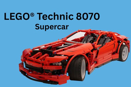 Lego technic super car - technic, with
