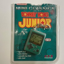 Nintendo Mini Classics Donkey Kong Junior Keychain Clock Alarm Working VGC