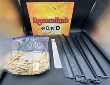 Rummikub Word Tile Game Ideal Games 2014 Complete - WATER DAMAGED BOX