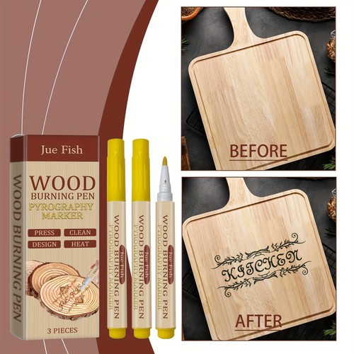 3pcs wood burning pen set - 3pcs,