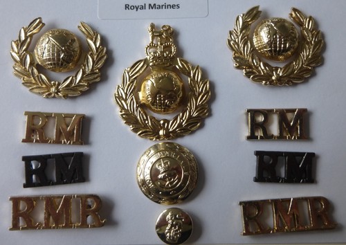 Royal marines cap - cap, badge