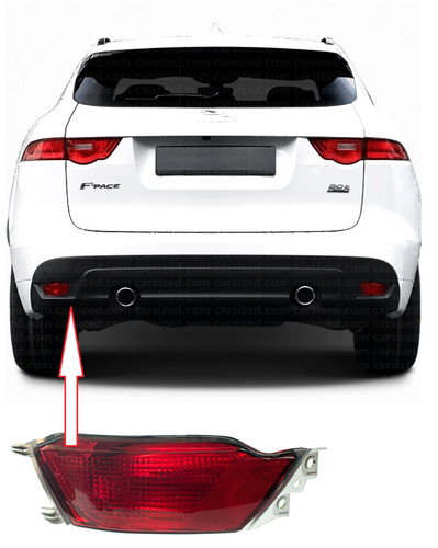 Left rear tail fog light - fog,