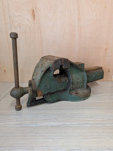 Record steel bench vice - steel,