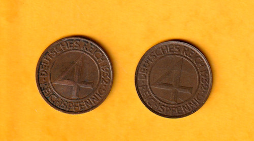 Germany coins reichspfennig - germany, 4