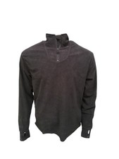 British Army Black Norgi Fleece Thermal Undershirt Cold Weather Winter