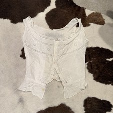 White Edwardian Cotton Eyelet