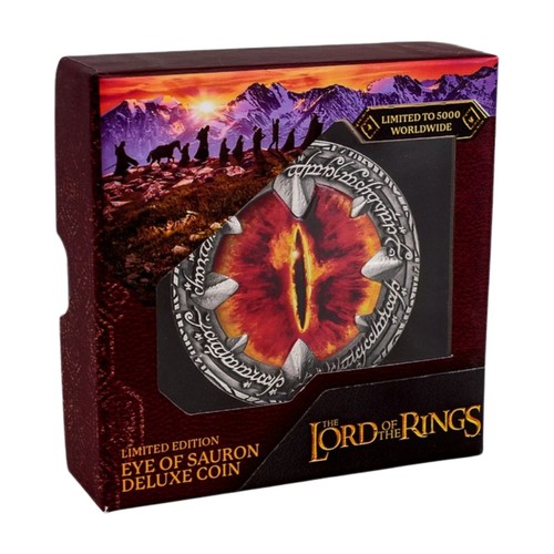 Lord the rings coin - rings, eye