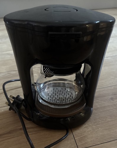 Black filter coffee - filter, maker