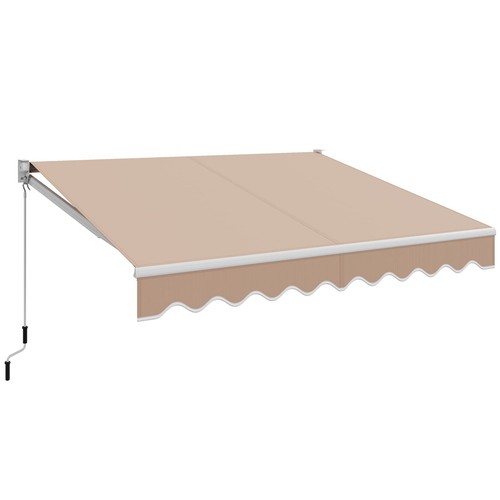 Beige aluminum retractable - aluminum,