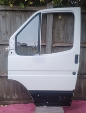 FORD TRANSIT MK5 SMILEY NEARSIDE PASSENGER FRONT DOOR + 1/4 GLASS +  SPEAKER