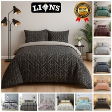 Clearance Bedding Set Reversible Duvet Quilt Cover Pillowcase Single Double King