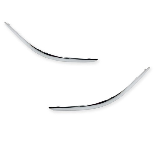 Chrome front bumper rim - front,