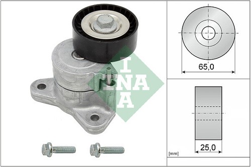 New belt tensioner ribbed - new, v-ribbed