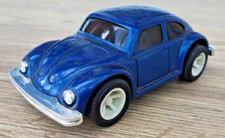 TONKA Volkswagen Beetle. Vintage 1970s 5" Pressed Steel Toy. Clockwork Drive.