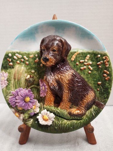 Hand painted irish terrier - 3d,