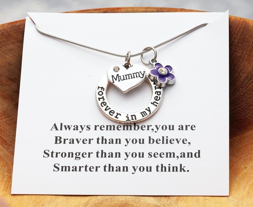 Birthday gift necklace for - for, mum