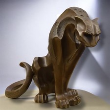 Statue Panther Bronze COUGAR