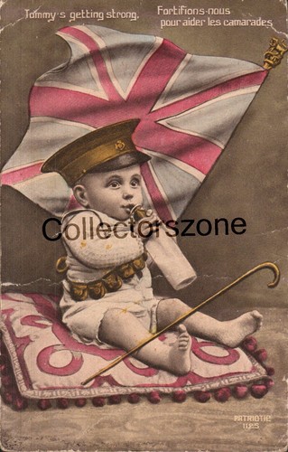 Wwi patriotic postcard - wwi,
