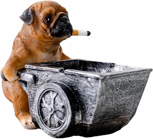 Creative ashtray brown dog - ashtray,