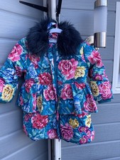 Monsoon Girls Floral Hooded