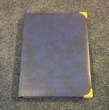 Stamp album stock book. Dark