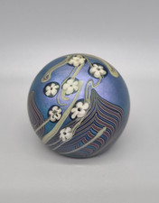 An Okra Art Glass Paperweight