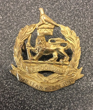 Original  Reuteler Rhodesian  Military Police Badge  Rhodesia Bush War Brass
