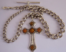 Antique solid silver pocket