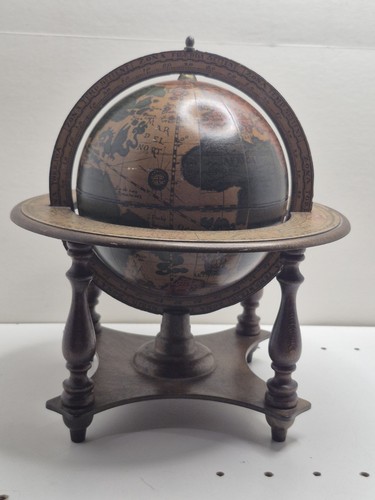 Vintage old world globe - old,