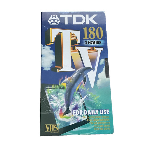 Tdk 180 vhs - tape, 1