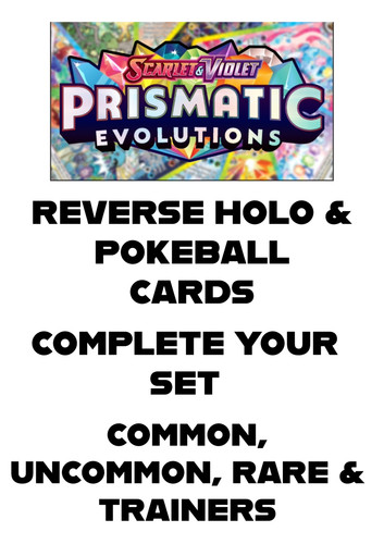 Pokemon tcg prismatic - tcg,