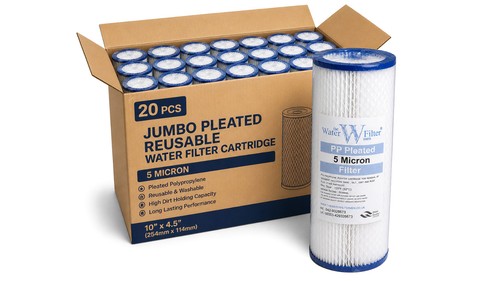 Pack jumbo pleated - 20, 10"