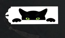 Black Cat Book Marker Bookmark