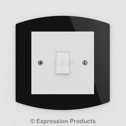 Single double light switch - light,