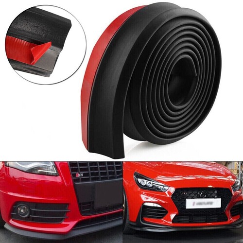 Black car front - bumper, lip