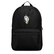 Embroidered Unicorn Head Mini Backpack For Kids Nursery Back to School Embroi...