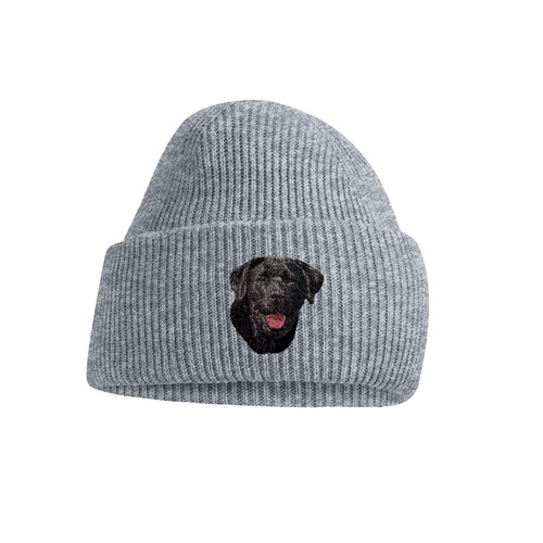 Black labrador dog beanie - dog,