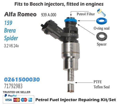 Fuel injector service kit - fuel,