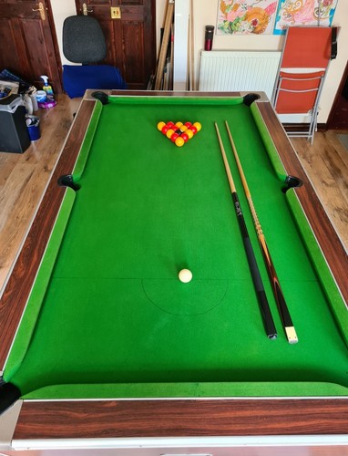 Coin operated pool table - operated,